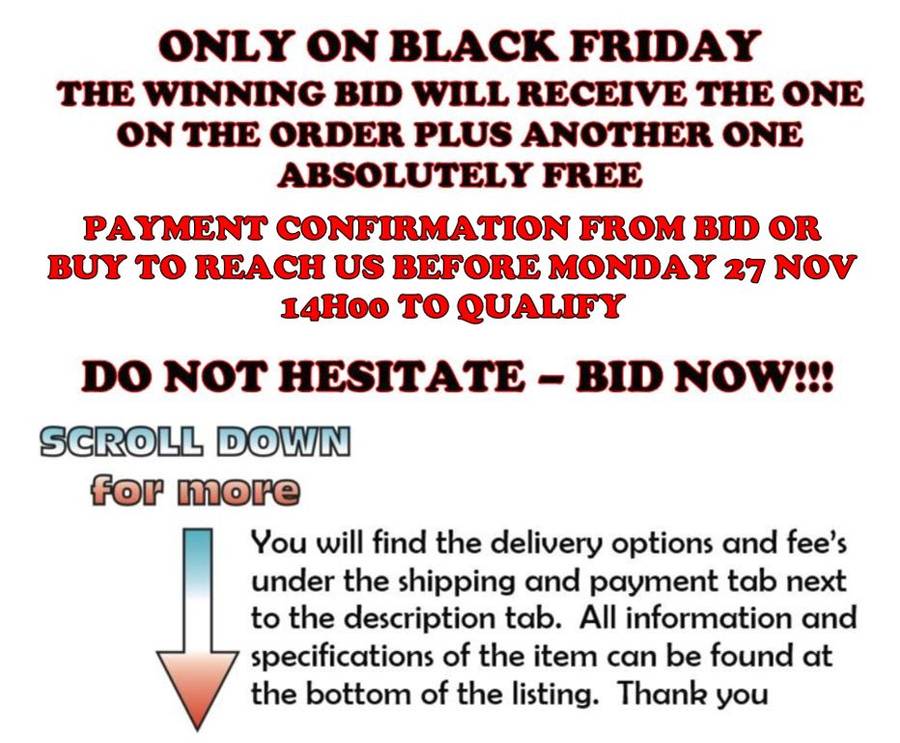 BLACK FRIDAY - WIN ONE GET ONE FREE (READ) - HD Action Sport DVR & Camera