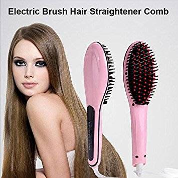 Simply Straight Ceramic Straightening Brush - Perfectly straight hair fast & easy