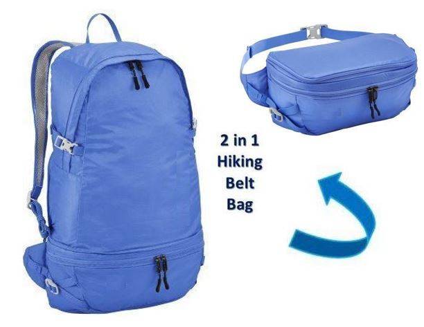2 in 1 Back pack - A Full-sized Waist Pack that Converts in a full-sized back pack