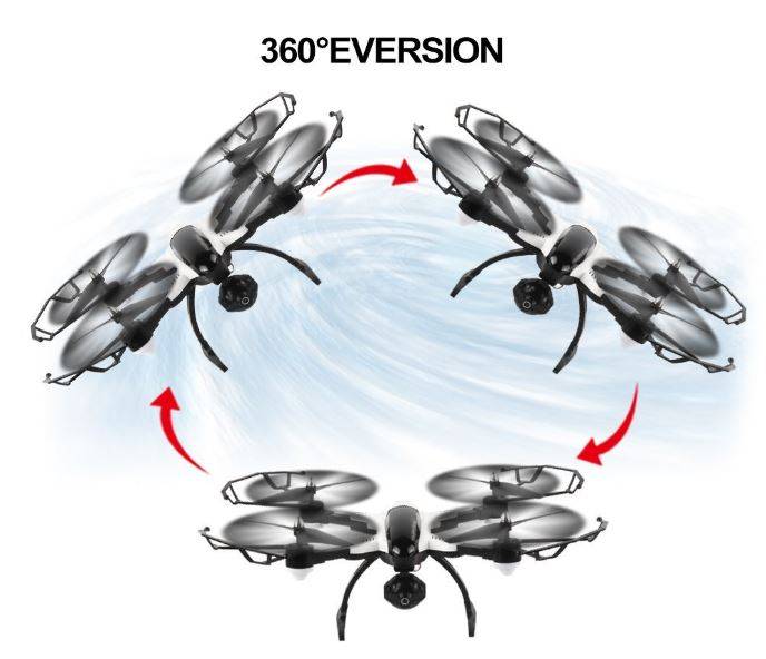 RC Foldable Camera Drone, FPV, 6-Axis, 2.4G, 4CH, Wi-Fi, USB, LED Lights, Real Aerial