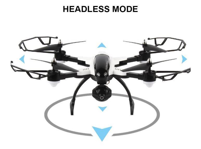 RC Foldable Camera Drone, FPV, 6-Axis, 2.4G, 4CH, Wi-Fi, USB, LED Lights, Real Aerial