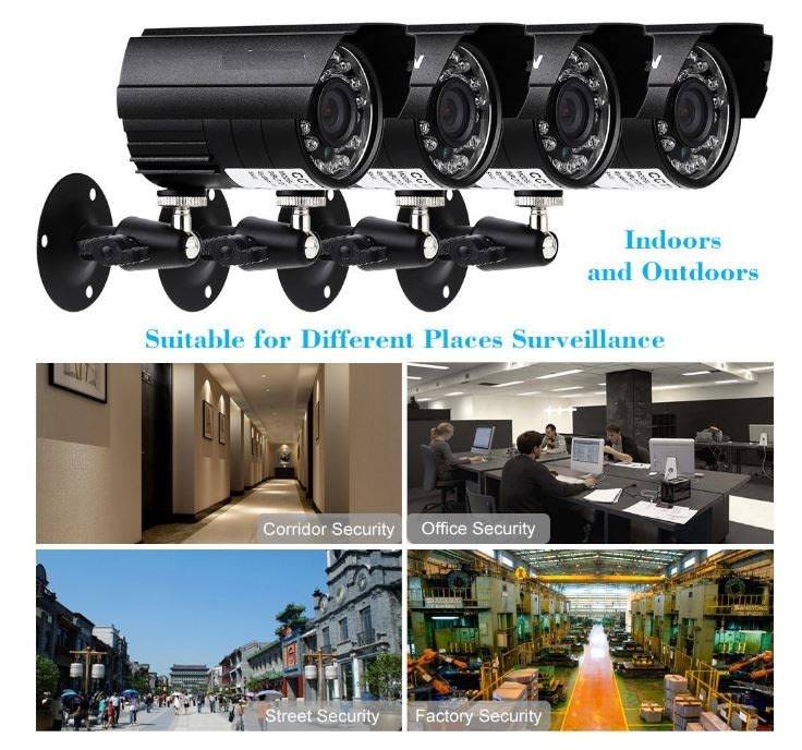 4 Channel CCTV Security Kit With Internet & 5G Phone Viewing, Day & Night Surveillance...