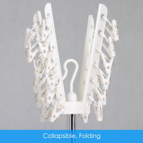 Portable 3-tier Collapsible Laundry Dryer - 360 Degree Swivel with Tripod Stand