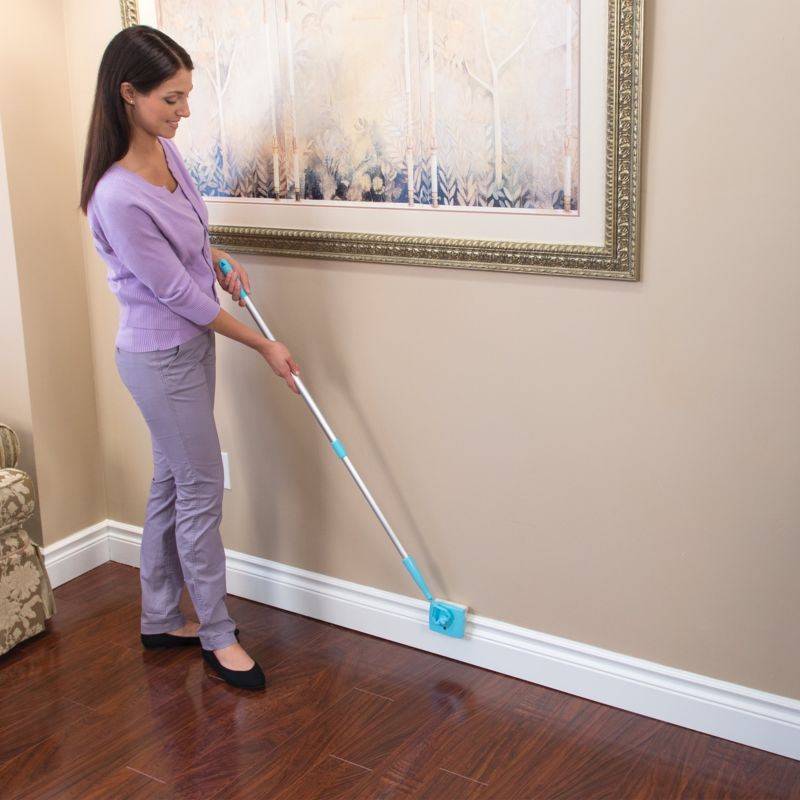 Baseboard Buddy Simply Glide and Dust - Extendable Microfiber Cleaner