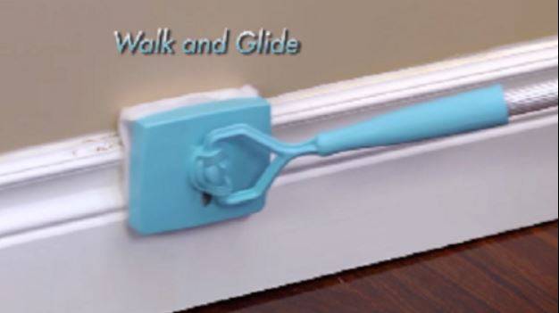 Baseboard Buddy Simply Glide and Dust - Extendable Microfiber Cleaner