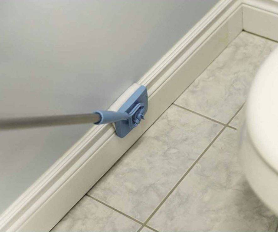 Baseboard Buddy Simply Glide and Dust - Extendable Microfiber Cleaner