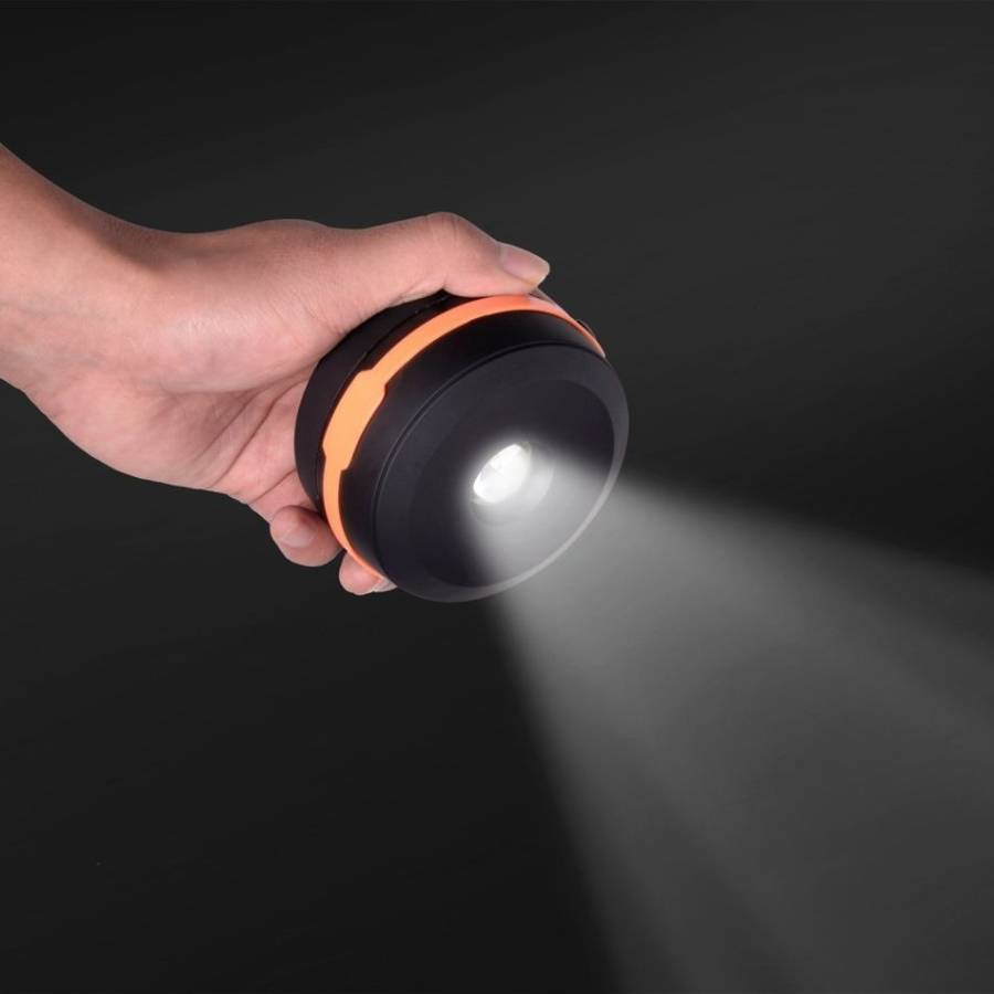 Foldable 2 in 1 LED Flash Light & Lantern with 3 lightning modes, Light weight and easy to operate