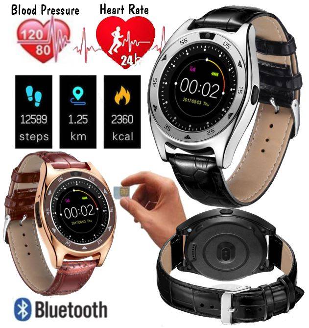 NEW!!! Bluetooth Smart Watch Phone - Monitor Heart Rate, Blood Pressure, Blood Oxygen, Calories