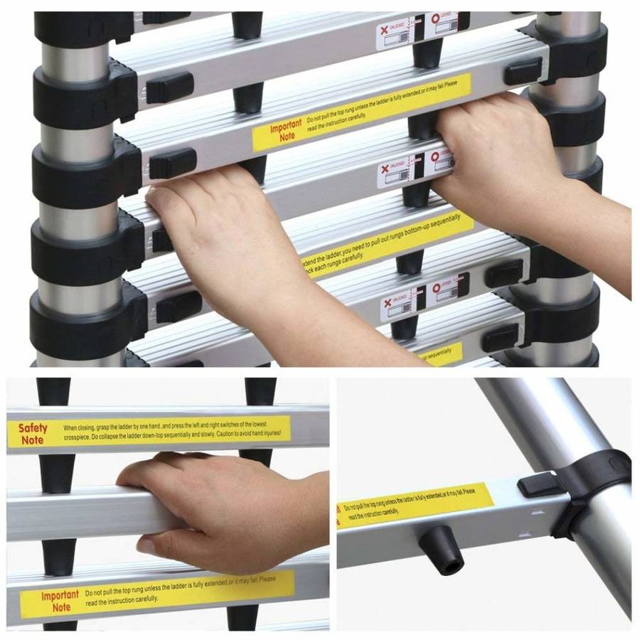 2 Meter Multi-Functional Aluminium Telescopic Extension Ladder