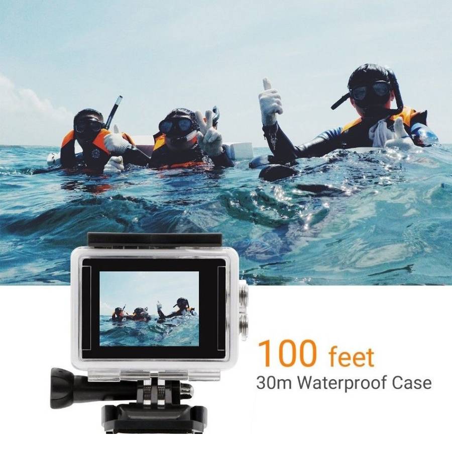 4K ULTRA HD Action Sport DVR & Camera - Waterproof, LCD Screen, Waterproof Casing..