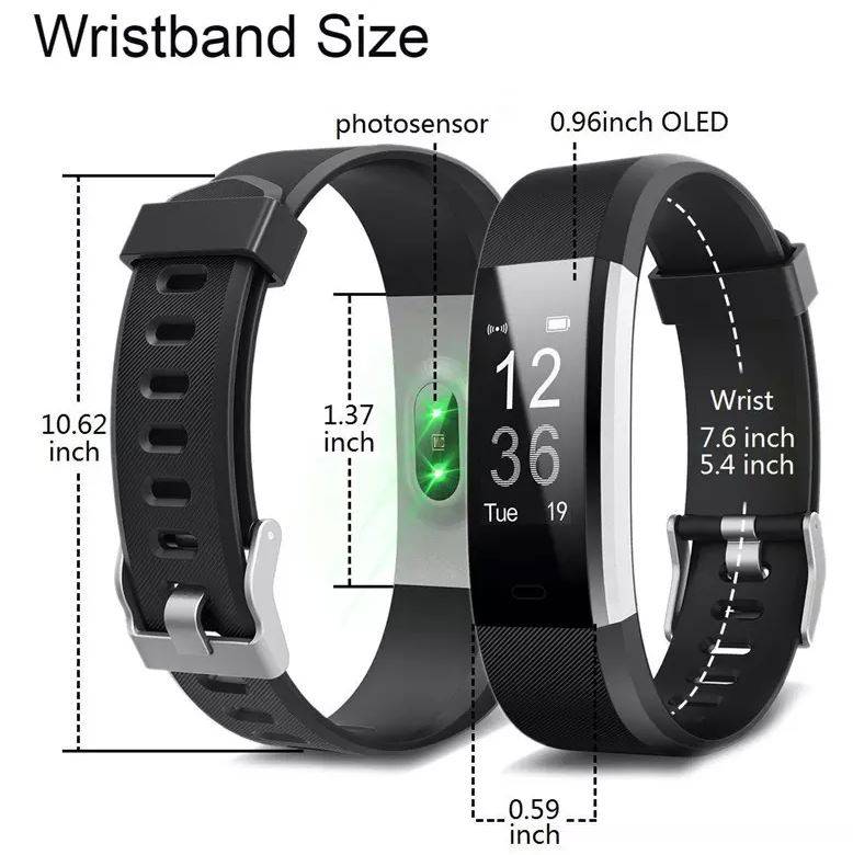 Professional Fitness Smart Watch - Monitor Heart Rate, Blood Pressure, Blood Oxygen, Exercise Mode
