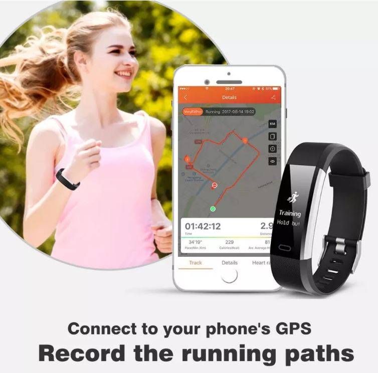 Professional Fitness Smart Watch - Monitor Heart Rate, Blood Pressure, Blood Oxygen, Exercise Mode