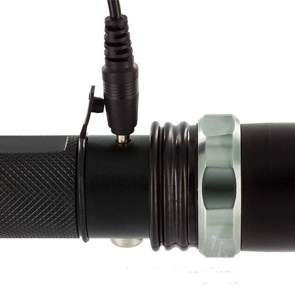 Tactical Swat Rechargeable LED Flashlight, Battery, Charger, Car Charger CHEAPEST COURIER FEES