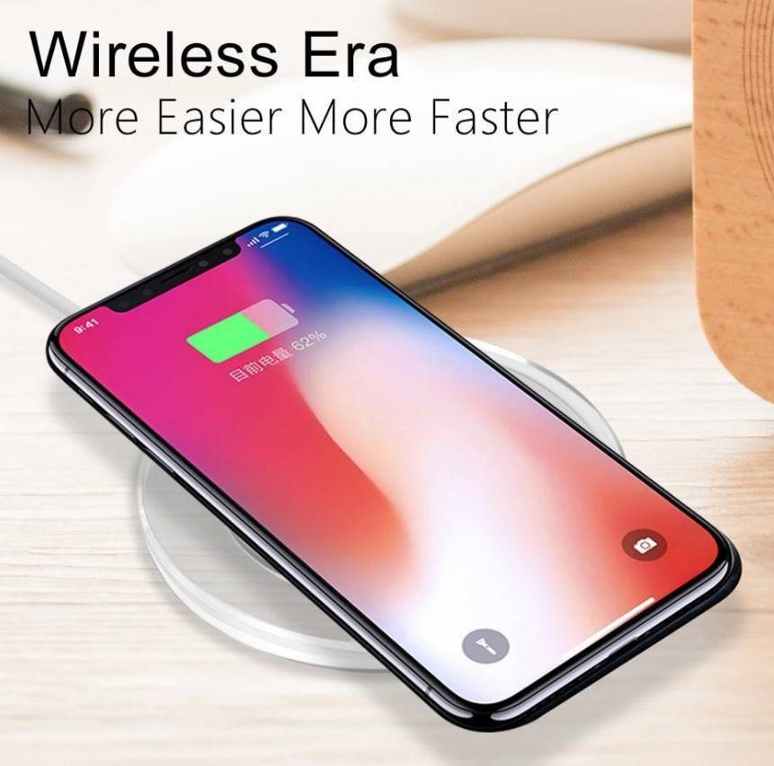 Wireless Charger for all QI Compliant Phones & Devices with USB Port