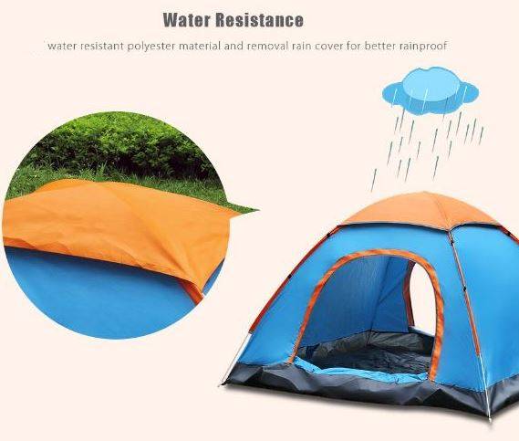 2 Man Tent in Zipper Bag - Lightweight & Easy to Install (200 X 150 X 110 cm)