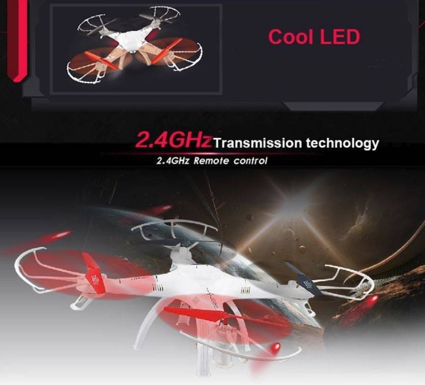 6-Aixs GYRO Remote Control Quad Copter 4CH Drone With LED Lights