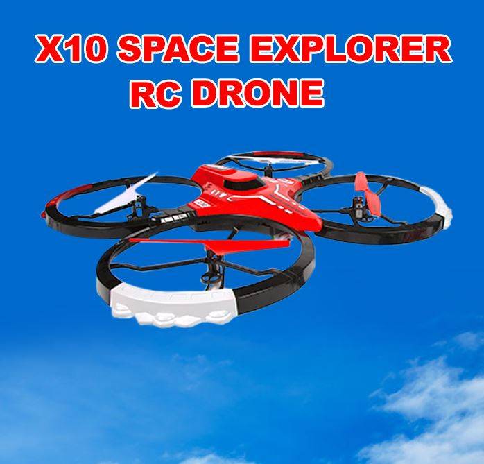 X10 Space Explorer Remote Control Drone 2.4GHz 4.5CH with an Awesome 50cm Wingspan