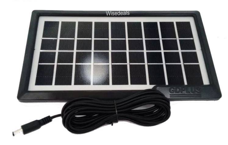SOLAR FM Radio Light System - Control Radio Unit, 3 LED Lights, Solar Panel, Remote & 10 in 1 Cable