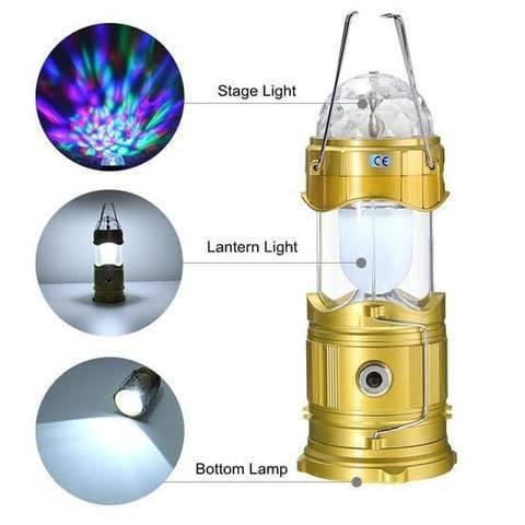 Multi-function Super Bright Rechargeable LED Camping Light with 3 Lightening Modes