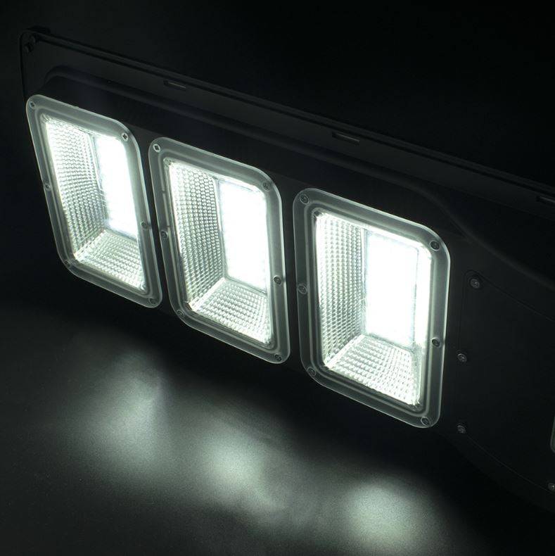 90Watt LED SOLAR Street Light with Remote, PIR, Motion Sensor, Waterproof with 3 Lighting Modes