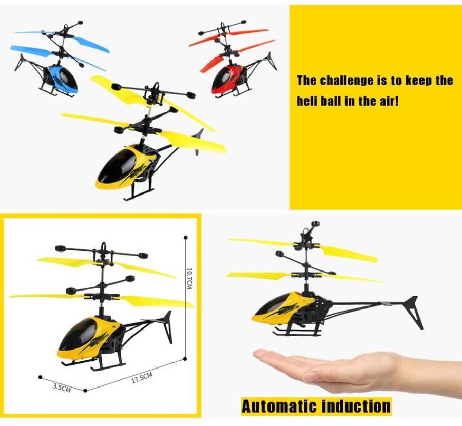 Infrared Intelligent Hand Induction Helicopter, Magically Flies and controlled by your Hand