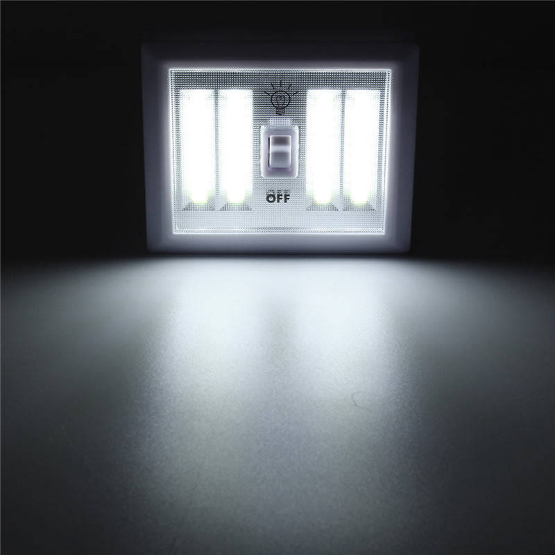 4 COB LED Super Bright Night Light, Easy to Install with Magnetic Base