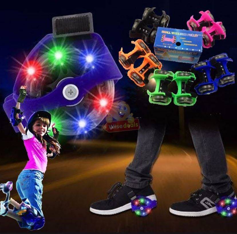 Adjustable LED Flashing Roller Skates, Lightweight, Firm and Durable