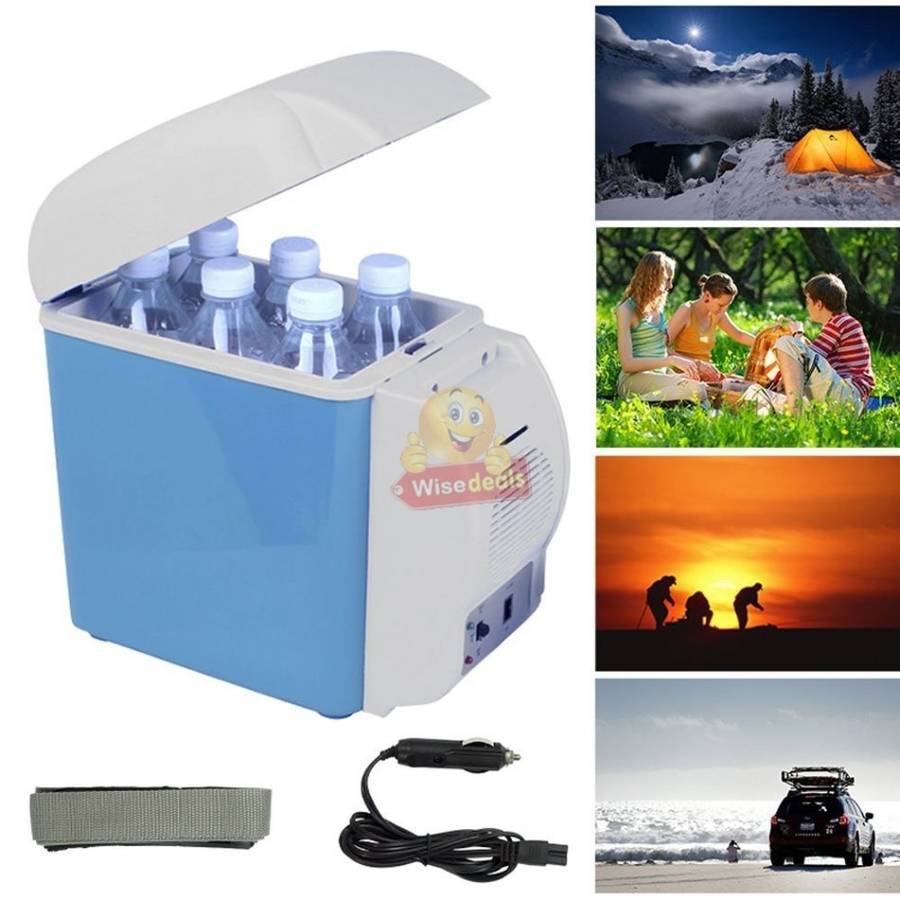 7.5L 12V Cool & Warm Car Freezer, Ideal for Road Trips, Camping, Picnic and more