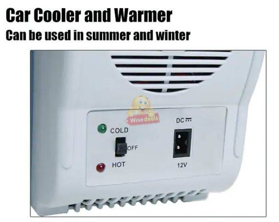 7.5L 12V Cool & Warm Car Freezer, Ideal for Road Trips, Camping, Picnic and more