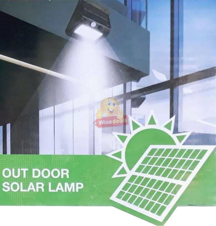 Super Bright COB & 20 LED SOLAR Wall Light with 3 Modes and 3000mAh Battery