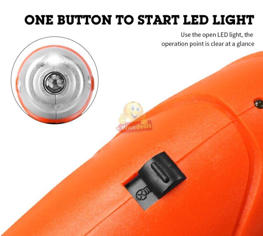 45Pcs Cordless Rechargeable Screwdriver and Drill Set Compact in Carry Case