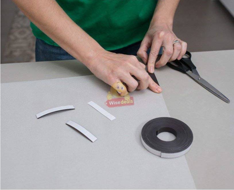 DIY Magnetic Mosquito & Insect Screening Net Kit 150 x 180cm, Easy to Install and to Remove