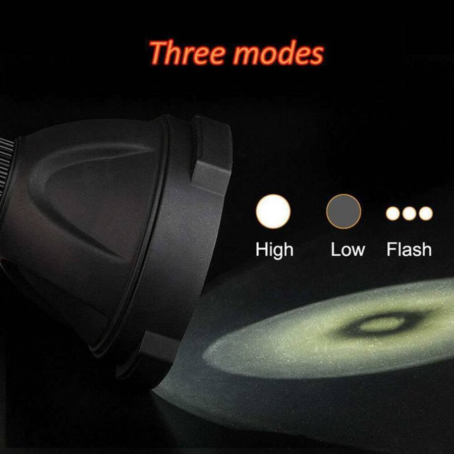 4000mAh LED Pistol Flash Light