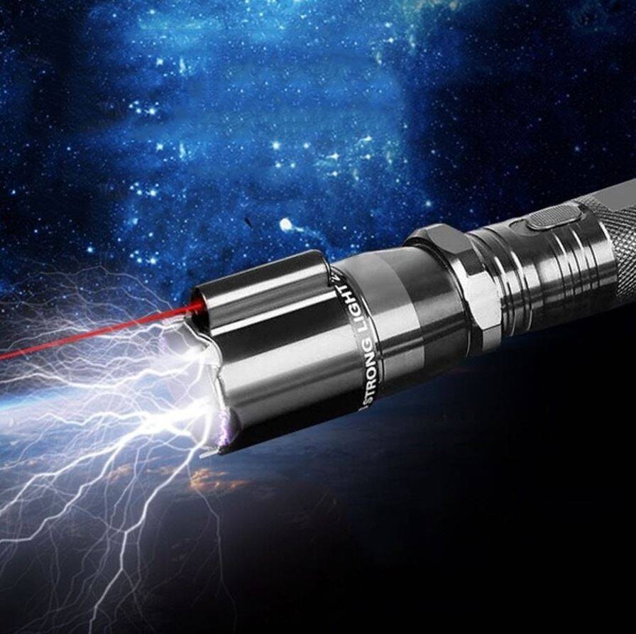3-IN-1 Laser Stun Gun Flash Light