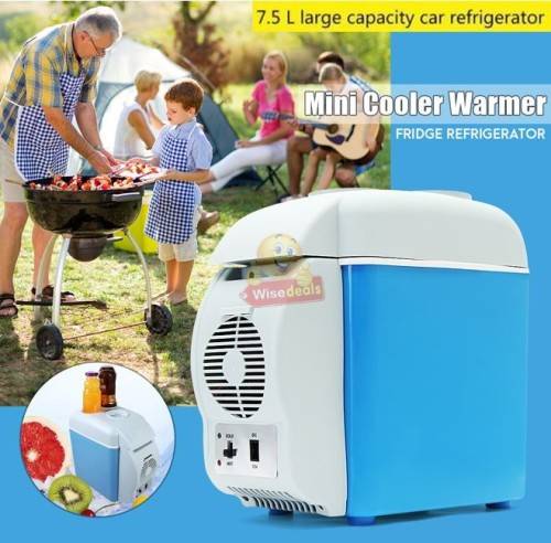7.5L 12V Cool and Warm Car Freezer, Ideal for Road Trips, Camping, Picnic
