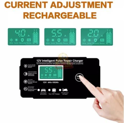 12V Intelligent Pulse Repair Charger