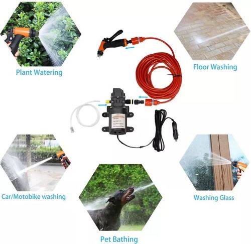 12V High Pressure Water Gun Set