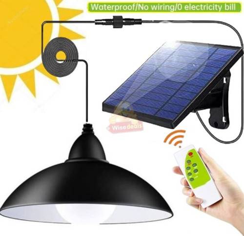 LED SOLAR Light with Remote Control - Indoor or outdoor