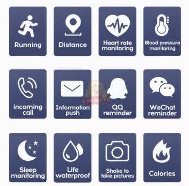 Smartwatch support Heart Rate, Blood Pressure and more  APP Fitpro