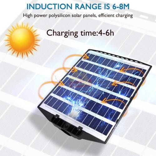 200W Solar Sensor Street Light with Remote Control