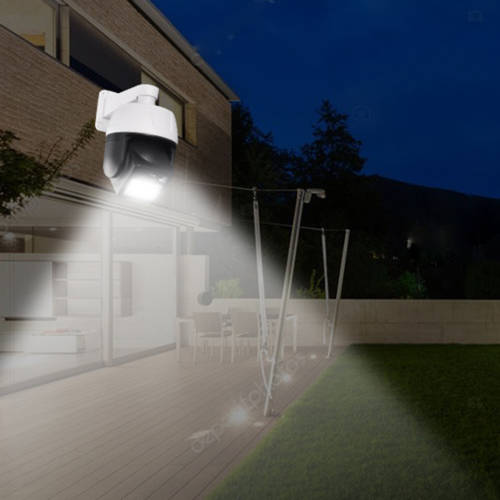 Solar Security Motion Sensor Flood Light with Remote Control