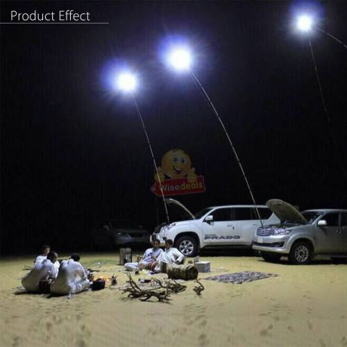 12V Telescopic 4.5m Fishing Rod LED Light, Waterproof, 4600 Lumens etc. - STARTS AT R1 ONLY