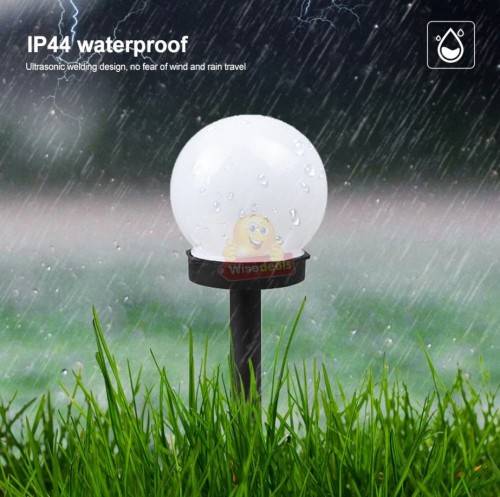 4 PIECE Solar LED Waterproof Lights
