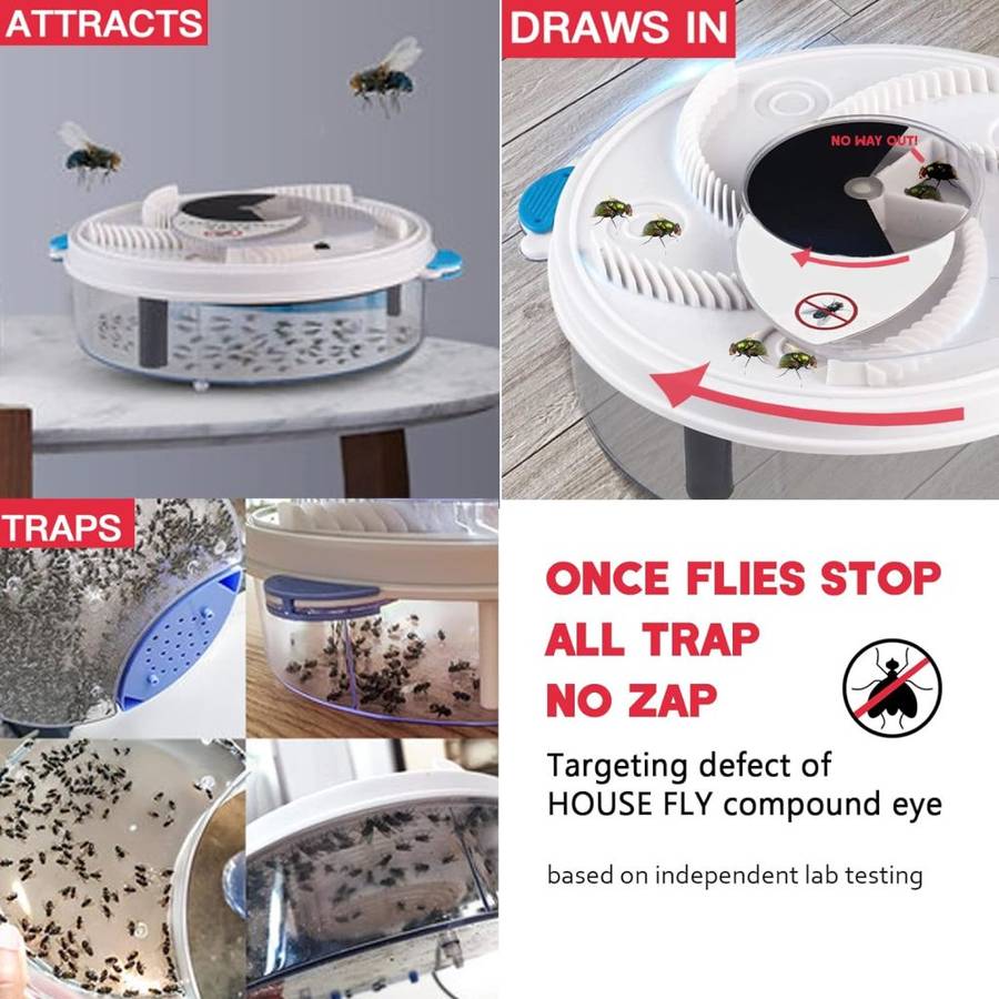 Electric Fly Catcher, Safe, User-Friendly and Easy to Clean - START AT R1 ONLY
