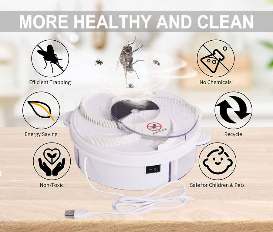 Electric Fly Catcher, Safe, User-Friendly and Easy to Clean - START AT R1 ONLY