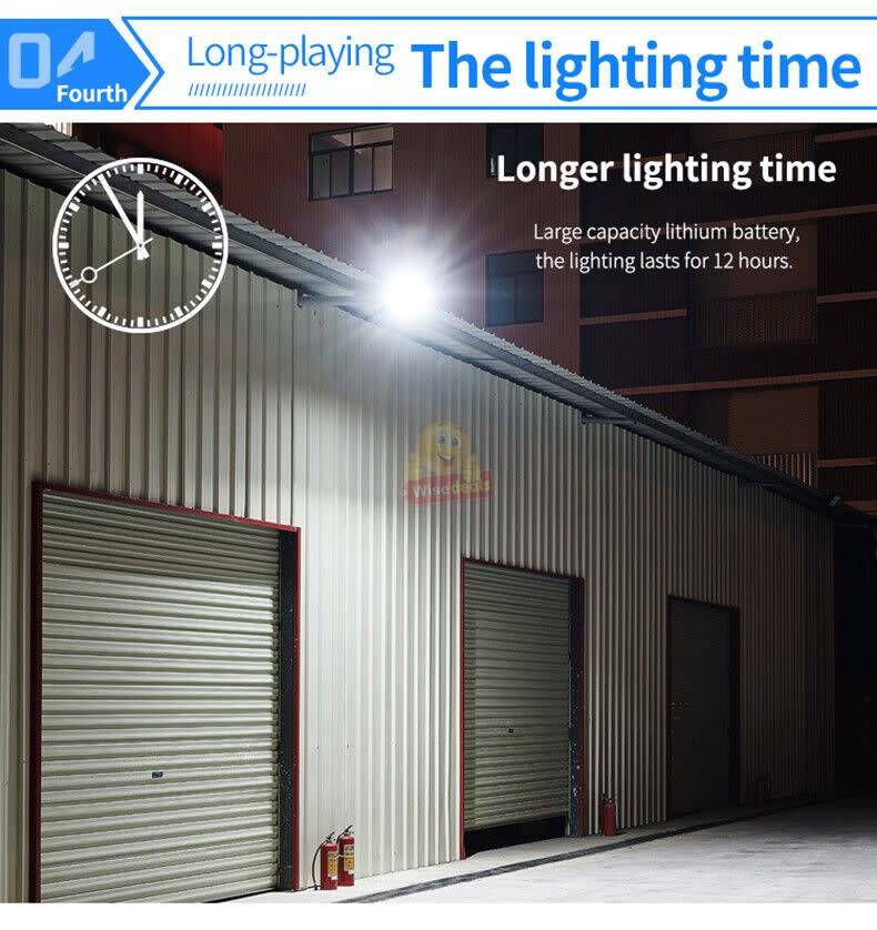 200W LED SOLAR Flood light with Solar Panel and Remote Control and Bracket