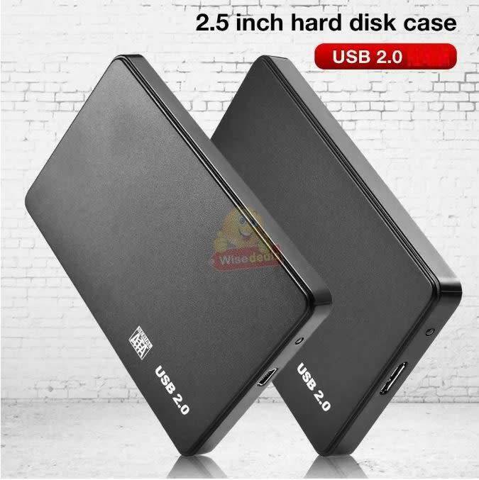 2.5-inch Hard Drive Box SATA USB 2.0 Portable SSD Disk HDD External Hard Disk Enclosure Case