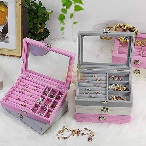 Exquisite Velvet Jewellery Box and Organizer for all you Jewellery