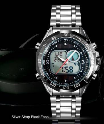 2015 Newest Brand Design - Solar Powered LED Digital Military Mens Wristwatch - 30M Waterproof