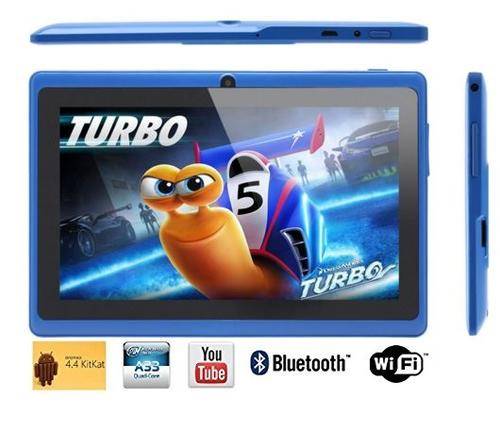 7" Super Fast Quad Core, Android 4.4., Dual Cameras, Wi-Fi, Bluetooth, 8GB